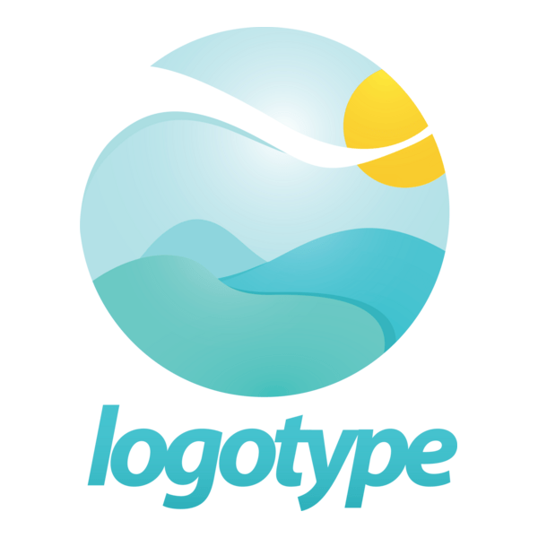Natural Landscape Logo PNG Vector