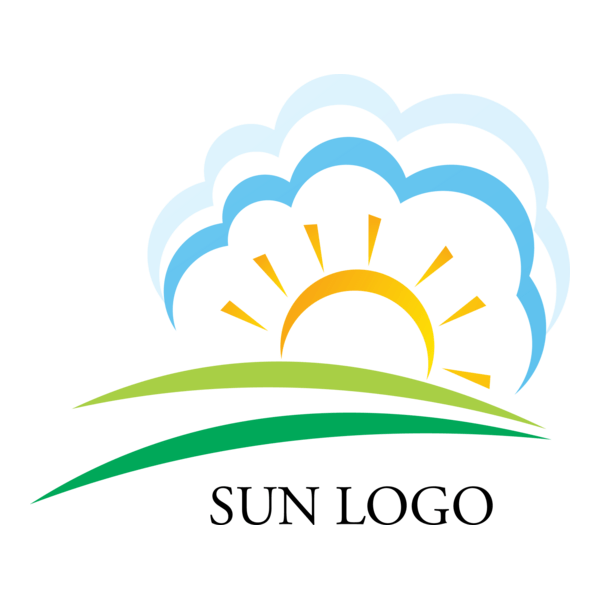 Nature Sunrise Logo PNG Vector