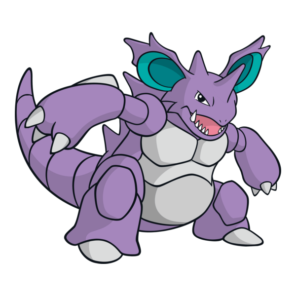 Nidoking Logo PNG Vector