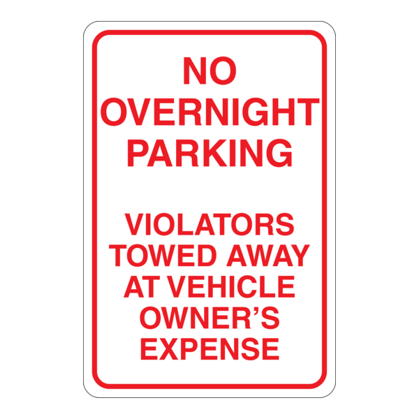 No overnight park Logo PNG Vector