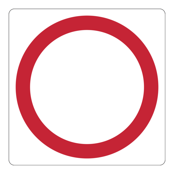 No vehicles Logo PNG Vector