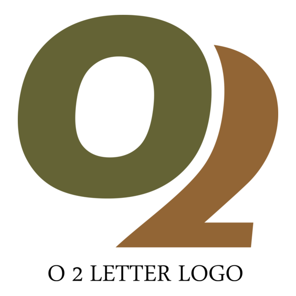 O2 Letter Logo PNG Vector