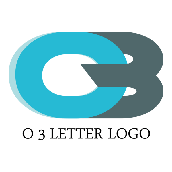 O3 Letter Logo PNG Vector
