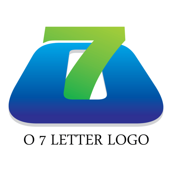 O7 Letter Logo PNG Vector