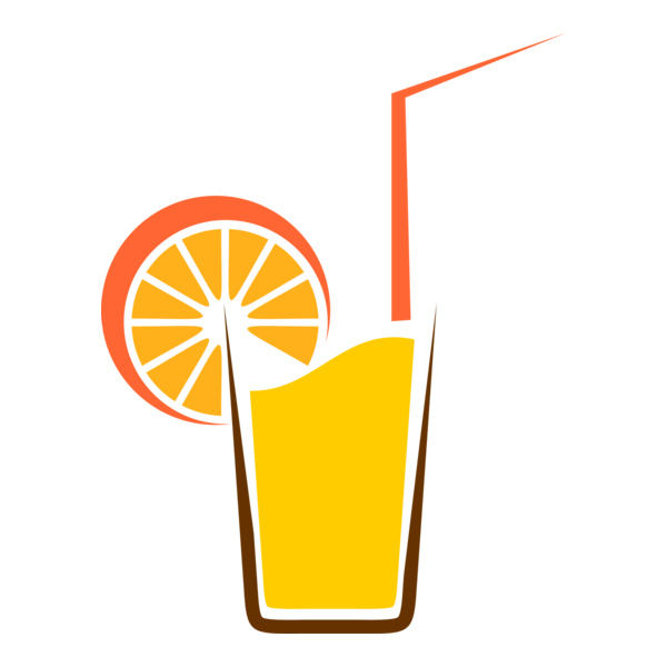 Orange Drinks Logo PNG Vector