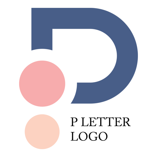 P Alphabet Idea Logo PNG Vector