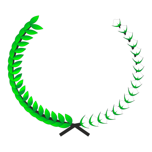 Padi dan kapas Logo PNG Vector