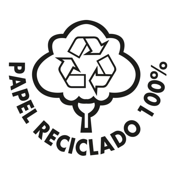 Papel Reciclado Logo PNG Vector
