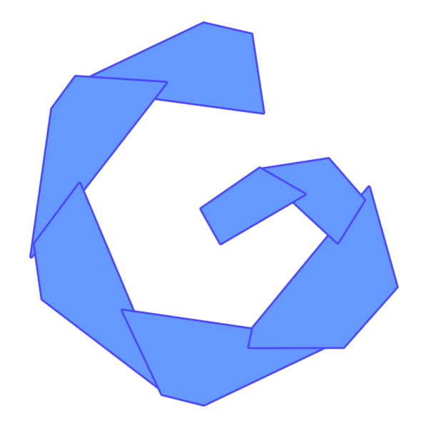 Paper G Letter Logo PNG Vector