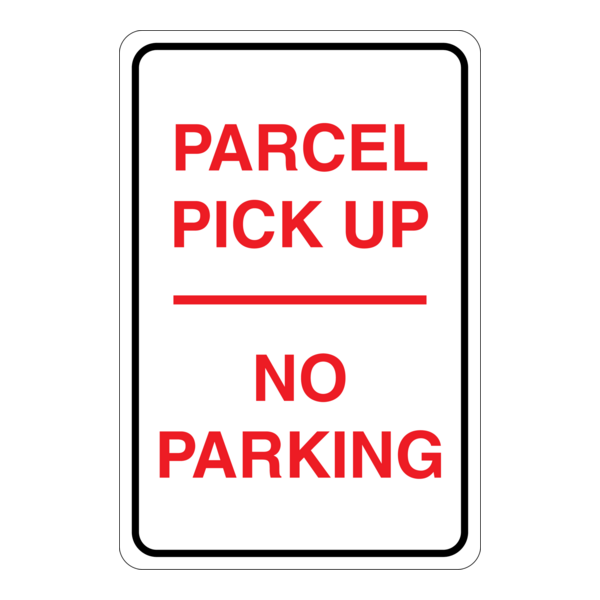 Parcel pick up No parking Logo PNG Vector