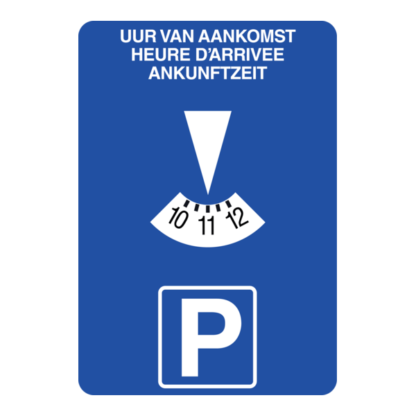 Parking disc Logo PNG Vector