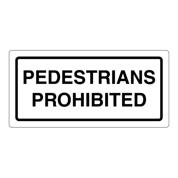 Pedestrians prohibited Logo PNG Vector