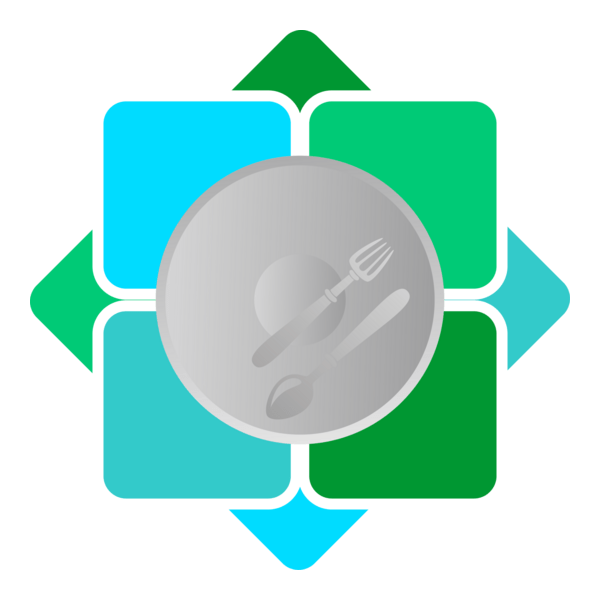 Plate Food Logo PNG Vector