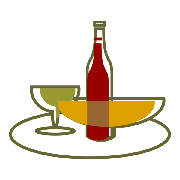 Plate Glasses Logo PNG Vector