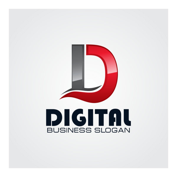 Professional Letter D Logo PNG Vector