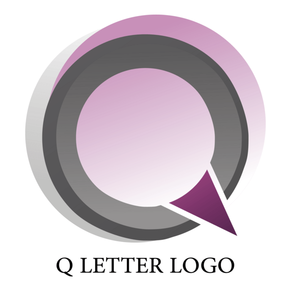 Q Alphabet Design Logo PNG Vector