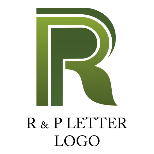 R P Letter Logo PNG Vector