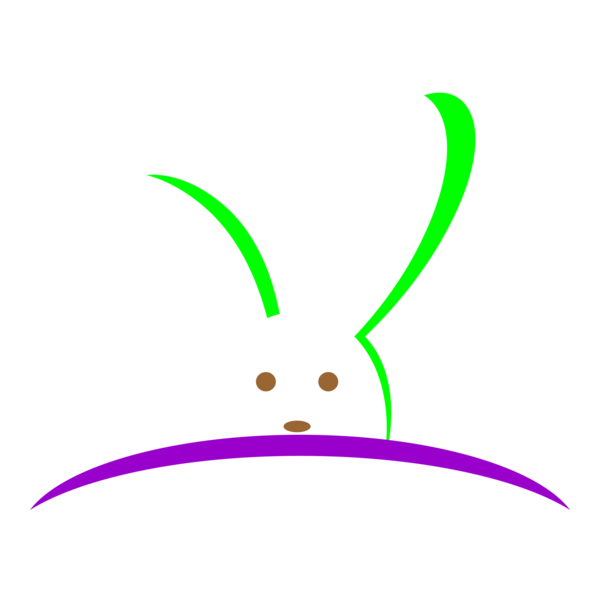 Rabbit Logo PNG Vector