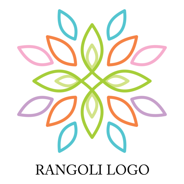 Rangoli Design Logo PNG Vector