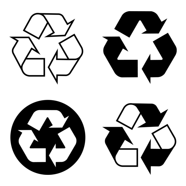 Recyclable, recycling Logo PNG Vector