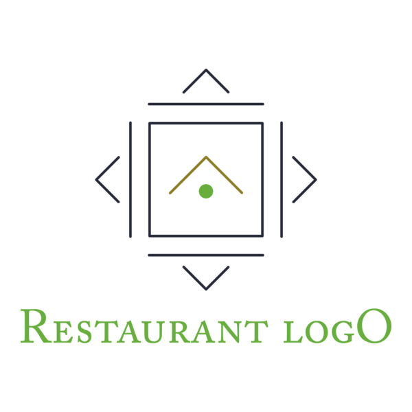 Restaurant Hotel Building Logo PNG Vector