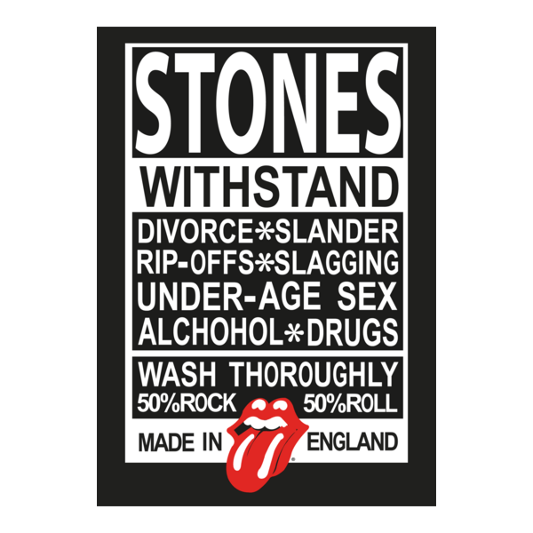 Rolling Stones Made in England Logo PNG Vector
