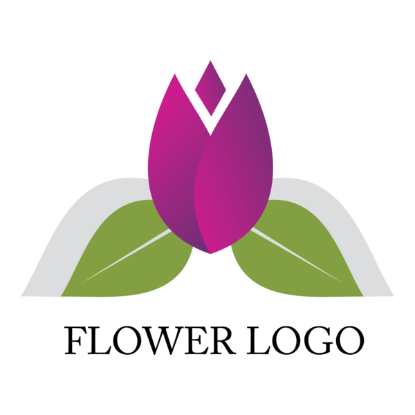 Rose Design Logo PNG Vector