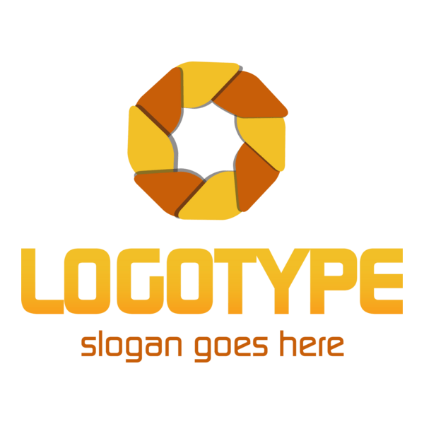 Rounded Cutting Edge Logo PNG Vector