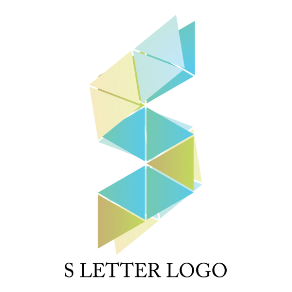 S Letter Design Logo PNG Vector