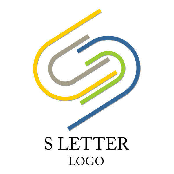 S Letter Line Logo PNG Vector