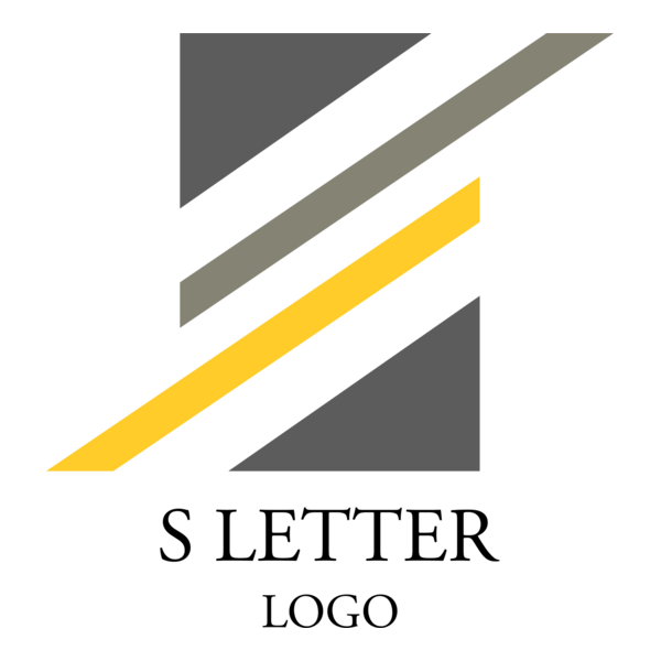 S Square Letter Logo PNG Vector