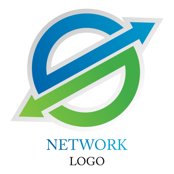 S Web Network Connection Logo PNG Vector