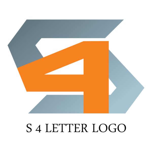 S4 Letter Logo PNG Vector