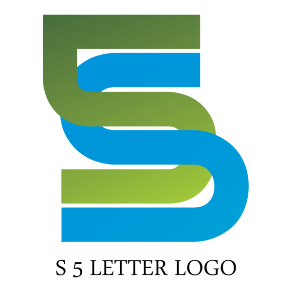 S5 Letter Logo PNG Vector