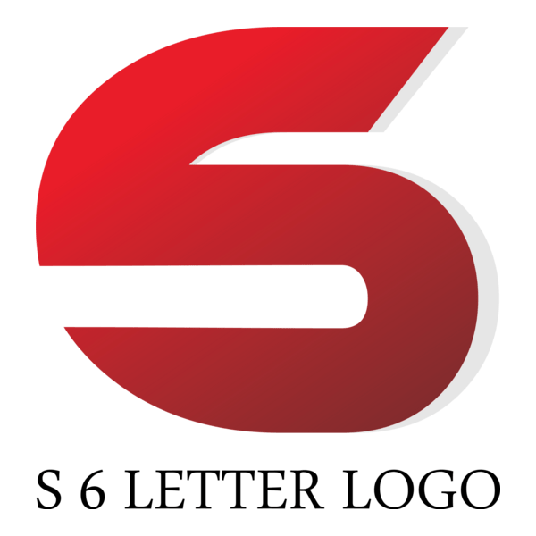 S6 Letter Logo PNG Vector
