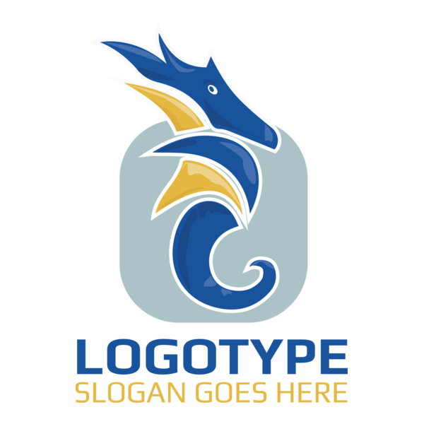 Seahorse Logo PNG Vector