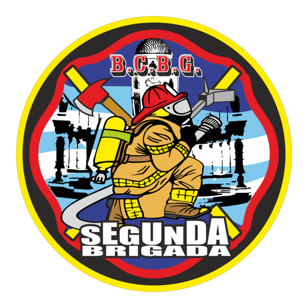 Segunda Brigada, Bomberos de Guayaquil Logo PNG Vector