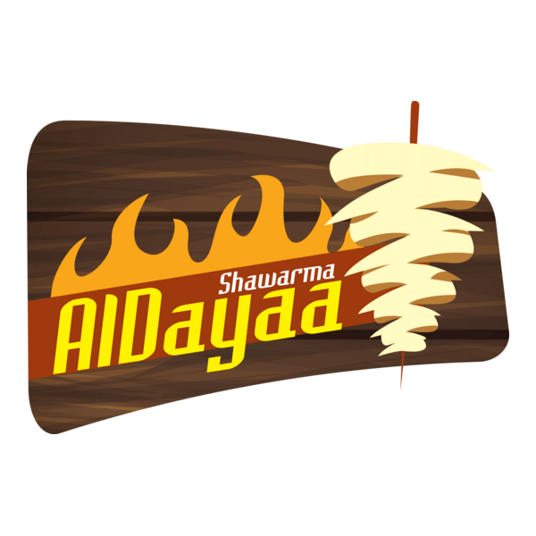 Shawarma Aldayaa English Logo PNG Vector