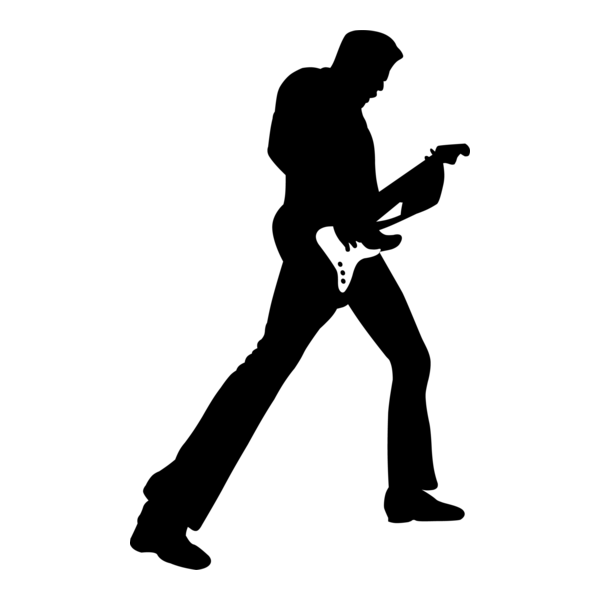 Silhouette Man Logo PNG Vector