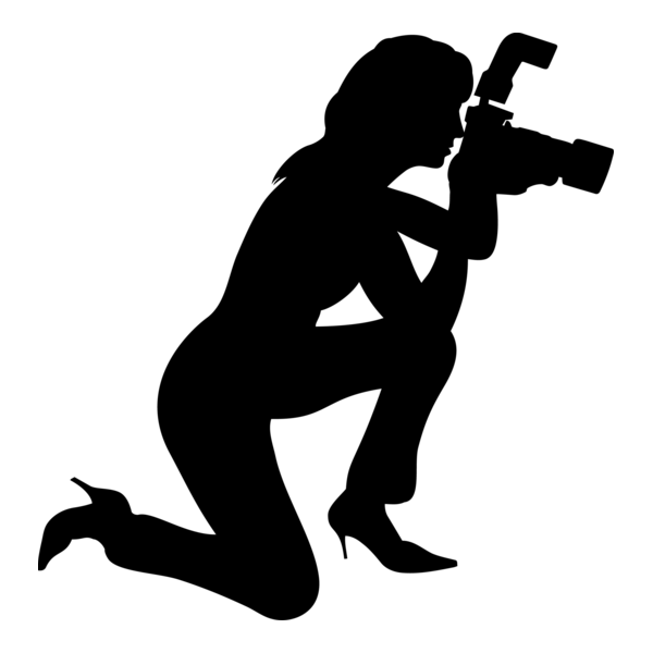 Silhouette Woman Logo PNG Vector