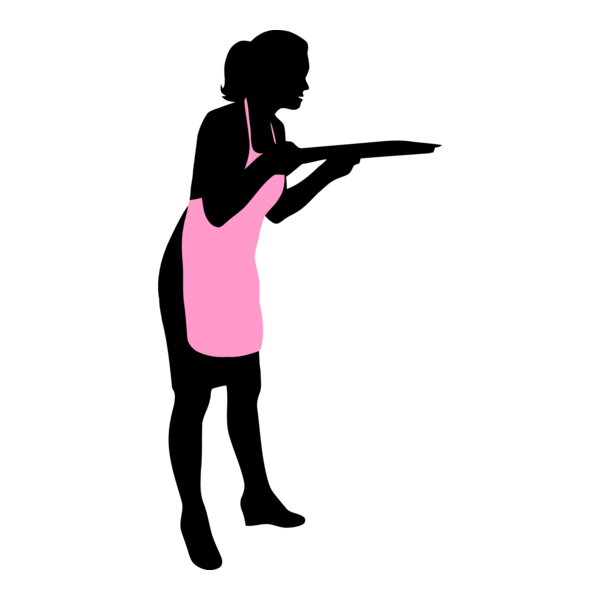 Silhouette Woman Logo PNG Vector