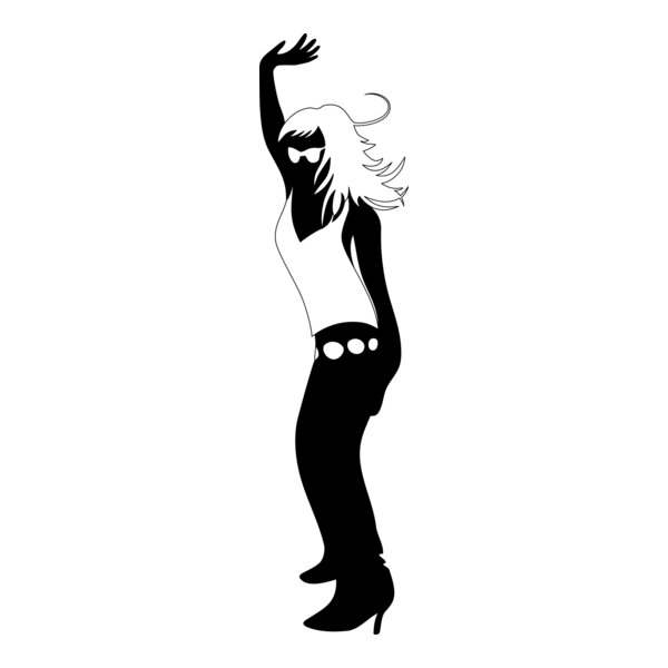Silhouette Woman Logo PNG Vector