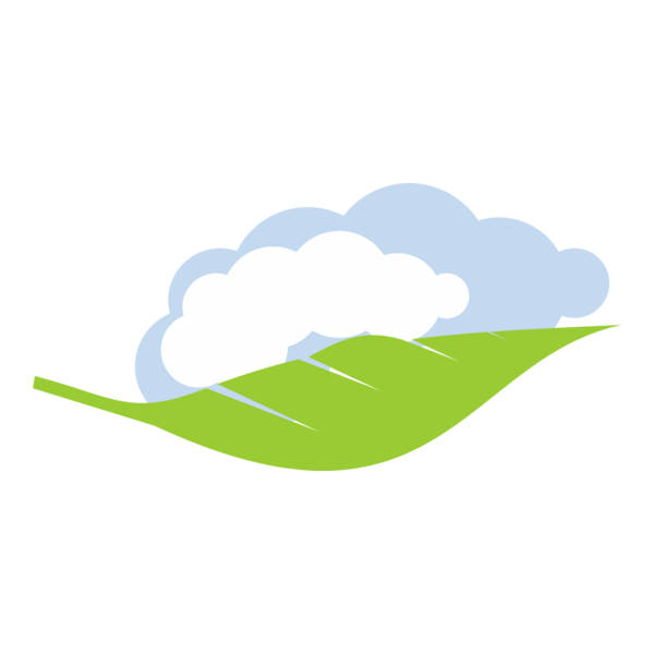 Sky Leaf Logo PNG Vector