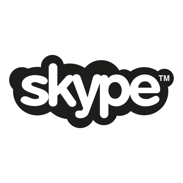 Skype black Logo PNG Vector