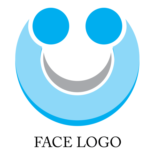 Smile Face Logo PNG Vector