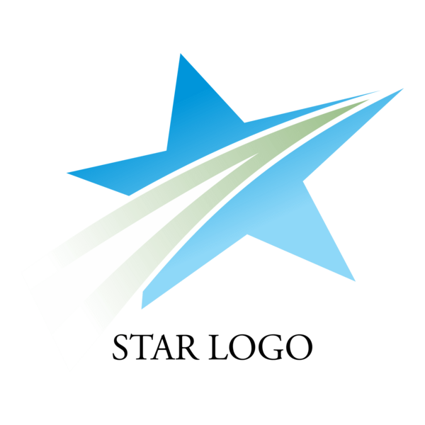 Star Arrow Logo PNG Vector