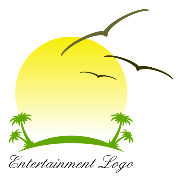Sun Bird Beach Entertainment Logo PNG Vector