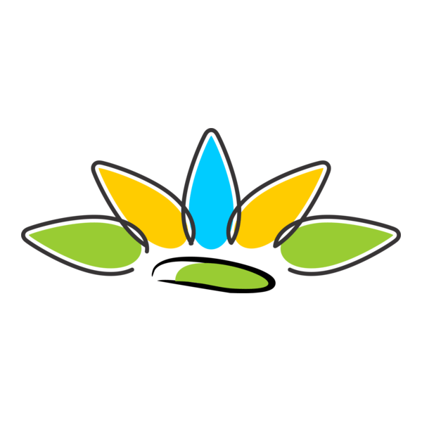 Sun Flower Logo PNG Vector