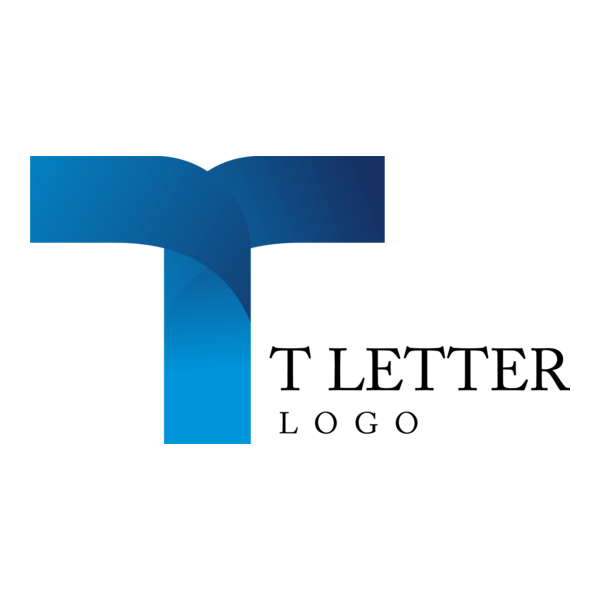 T Letter Logo PNG Vector