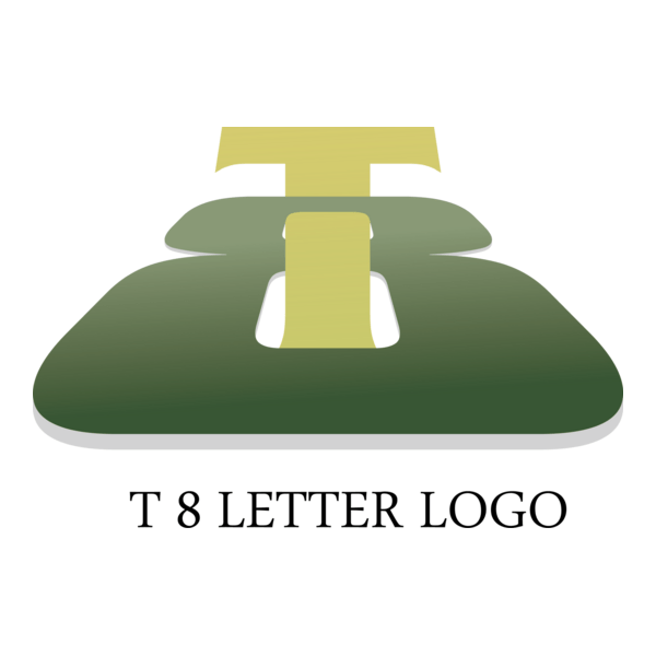 T8 Letter Logo PNG Vector
